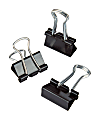 Office Depot® Brand Binder Clips, Mini, 9/16" Wide, 1/4" Capacity, Black, Pack Of 60 1 thumbnail image