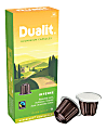 Dualit And Nespresso® Compatible Aluminum Coffee NX Freshpacks, Intense Espresso, Carton Of 100