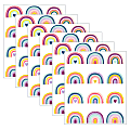 Teacher Created Resources Mini Accents, Oh Happy Day Rainbows, 36 Pieces Per Pack, Set Of 6 Packs