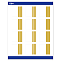 Avery® Print-To-The-Edge Cards With Sure Feed®, S00-DKF-PRMWC10, 2" x 2", Matte White, Preprinted Double Dipped Gold Edge Design, Pack Of 120 1 thumbnail image