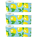 Teacher Created Resources® Straight Rolled Border Trim, Lemon Zest, 50’ Per Roll, Pack Of 3 Rolls