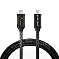 j5Create USB4 Gen 3 Full-Featured USB-C Braided Cable, 3.9', Black, JUCX27L12 1 thumbnail image
