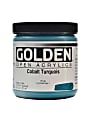 Golden OPEN Acrylic Paint, 8 Oz Jar, Cobalt Turquoise