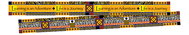 Barker Creek Double-Sided Border Strips, 3" x 35", Africa, Set Of 24 1 thumbnail image