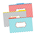 Barker Creek Tab File Folders, 8 1/2" x 14", Legal Size, Chevron Beautiful, Pack Of 9 1 thumbnail image