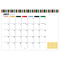 2026-2027, TF Publishing  Long Weekend Medium Desk Pad Monthly Blotter Calendar, 17" x 12", July 2026 to June 2027 1 thumbnail image