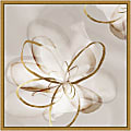 Amanti Art Transparent Beauty II Floral by Eva Watts Framed Canvas Wall Art Print, 16”H x 16”W, Gold