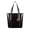 McKleinUSA® Cristina Tote, 14"H x 13 1/2"W x 6"D, Black