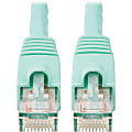 Eaton Tripp Lite Series Cat6a 10G Snagless UTP Ethernet Cable (RJ45 M/M), Aqua, 3 ft. (0.91 m) - Patch cable - N261003AQ 1 thumbnail image