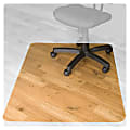 Advantus® RecyClear Chair Mat For Hard Floors, Rectangular, Standard Lip, 46" x 60