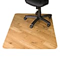 Advantus® RecyClear Chair Mat For Hard Floors, Rectangular, No Lip, 46" x 60
