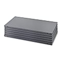 Safco® Industrial Steel Shelf Pack, 85"H x 36"W x 18"D, 6 Shelves, Gray