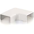 C2G Wiremold Uniduct 2700 9 Flat Elbow - White - White - Polyvinyl Chloride (PVC) 1 thumbnail image
