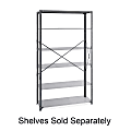 Safco® Industrial Steel Shelving Post Pack, Gray
