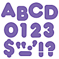 TREND Ready Letters®, Casual Uppercase, 4", Purple, Pack Of 72 1 thumbnail image