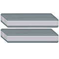 Ashley Productions Double Wide Reading Guide Sentence Strips, 1-1/4" x 7-1/4", Gray, Pack Of 24 Strips 1 thumbnail image