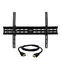 MegaMounts Tilting Wall Mount With Bubble Level For 32 - 70" TVs, 4"H x 25.5"W x 2"D, Black 1 thumbnail image