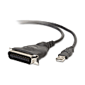 Belkin® USB To Parallel Printer Adapter Cable, USB-A/Cent. 36M, 6' 1 thumbnail image