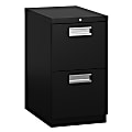 HON® Brigade File/File Mobile Pedestal File, 28"H x 15"W x 19 7/8"D, Black 1 thumbnail image