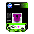 HP 02XL High-Yield Magenta Ink Cartridge, C8731WN