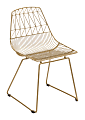 Zuo Modern Brody Outdoor Dining Chairs, Gold, Set Of 2 Chairs 1 thumbnail image