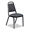 Virco® 8926-Series Vinyl Upholstered Stack Chairs, 34 1/4"H x 18"W x 22"D, Black, Pack Of 4 1 thumbnail image