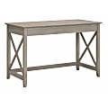 Bush Furniture Key West Writing Desk, 48"W, Washed Gray, Standard Delivery 1 thumbnail image
