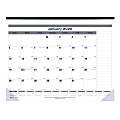 Blueline® Net Zero Carbon Monthly Desk Pad Calendar, 22" x 17", January to December 2020