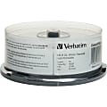 Verbatim BD-R DL 50GB 8X, White Label, DataLife+, White Thermal Hub Printable, Hard Coat, 25PK Spindle - 25pk Spindle 1 thumbnail image
