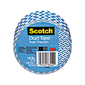 Scotch® Colored Duct Tape, 1 7/8" x 10 Yd., Prep Chevron