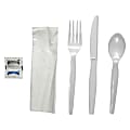 Boardwalk® Heavyweight 6-Piece Cutlery Kits, White, Carton Of 250 Kits 1 thumbnail image