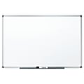 Quartet® Non-Magnetic Melamine Dry-Erase Whiteboard, 34" x 48", Aluminum Frame With Silver Finish