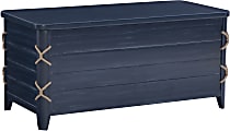 Powell Marsden Rope Cedar Storage Chest, 18"H x 38"W x 18"D, Blue