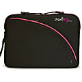 Mobile Edge UltraPortable Notebook Sleeve - 8" x 11.25" x 1.25" - Neoprene - Black, Pink