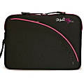 Mobile Edge UltraPortable Notebook Sleeve - 8" x 11.25" x 1.25" - Neoprene - Black, Pink 1 thumbnail image