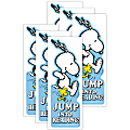 Eureka Bookmarks, 6”H x 2”W x 1/16”D, Peanuts, 36 Bookmarks Per Pack, Bundle Of 6 Packs 1 thumbnail image