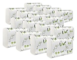 Livi VPG MultiFold Towel - 1 Ply - Multifold - 9.06" x 9.45" - White - Virgin Fiber, Paper - 250 Per Pack - 16 / Carton 1 thumbnail image
