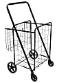 Mount-It! MI-907 Rolling Utility Shopping Cart, 22"H x 18"W x 16"D, Black 1 thumbnail image