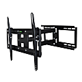 MegaMounts Full-Motion Wall Mount With Bubble Level For 26 - 55" Screens, 19.5"H x 17.97"W x 4.5"D, Black