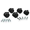Master Caster Get It Movin' Soft Wheel Casters For Metal Bases On Hard Floors & Chairmats, Pack Of 5 1 thumbnail image