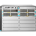 HPE 5412R 92GT PoE+/4SFP+ (No PSU) v3 zl2 Switch - 92 Ports - Manageable - Gigabit Ethernet, 10 Gigabit Ethernet - 10/100Base-TX, 10/100/1000Base-T, 10GBase-X - 3 Layer Supported - Modular - PoE+ - Twisted Pair, Optical Fiber - 7U High