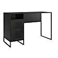 Ameriwood™ Home Purdue 48"W Single Pedestal Computer Desk, Black