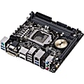 Asus H97I- PLUS Desktop Motherboard - Intel H97 Express Chipset - Socket H3 LGA-1150 1 thumbnail image
