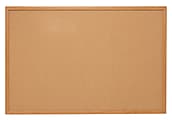 Quartet® Natural Cork Bulletin Board, 48" x 36", Wood Frame With Oak Finish 1 thumbnail image