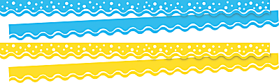 Barker Creek Double-Sided Scalloped Borders, 2-1/4" x 36", Summer, 13 Strips Per Pack, Set Of 2 Packs 1 thumbnail image