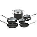 Cuisinart™ Anodized Cookware Set, Dark Brown, Set Of 11 Pieces