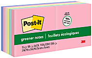 Post-it Greener Notes, 3 in x 3 in, 12 Pads, 100 Sheets/Pad, Clean Removal, Sweet Sprinkles Collection 1 thumbnail image