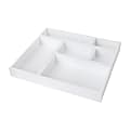 Martha Stewart Enzo 6-Piece Desk Drawer Organizer Set, 2"H x 15"W x 13"D, White 1 thumbnail image