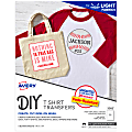 Avery® T-Shirt Transfers, 3302, Stretchable, Pack Of 5 1 thumbnail image