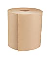 General Paper 1-Ply Hardwound Roll Towels, Natural, 8" x 800', Case Of 6